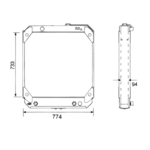 Radiador D'água TC59-84998228