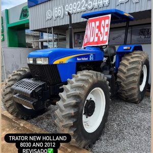 TRATOR NEW HOLLAND 8030 ANO 2012
